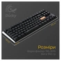 Клавіатура Ducky One 3 TKL Cherry MX Speed Silver RGB UA USB Black (DKON2187ST-PUAPXCLAWSC1) - зменшене зображення 11