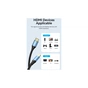 Кабель мультимедийный HDMI M to HDMI M 12.0m V1.4 4K60Hz PVC aluminum alloy blue Vention (ALHSM) - уменьшенное изображение 9