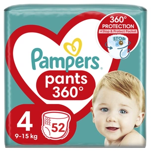 Підгузки Pampers трусики Maxi Pants Розмір 4 (9-15 кг) 52 шт (8006540069264) зображення 1