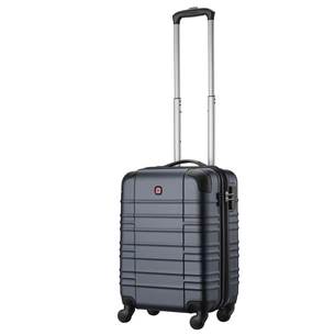 Валіза Wenger Amplar, мала, пластик, 4 колеса, синя (653144) зображення 1