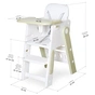 Стілець для годування Mealux Feedo White/Green (KD-F033 White/Green) - зменшене зображення 2