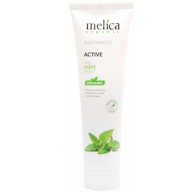 Зубна паста Melica Organic з екстрактом м'яти 100 мл (4770416002238) - зображення 1