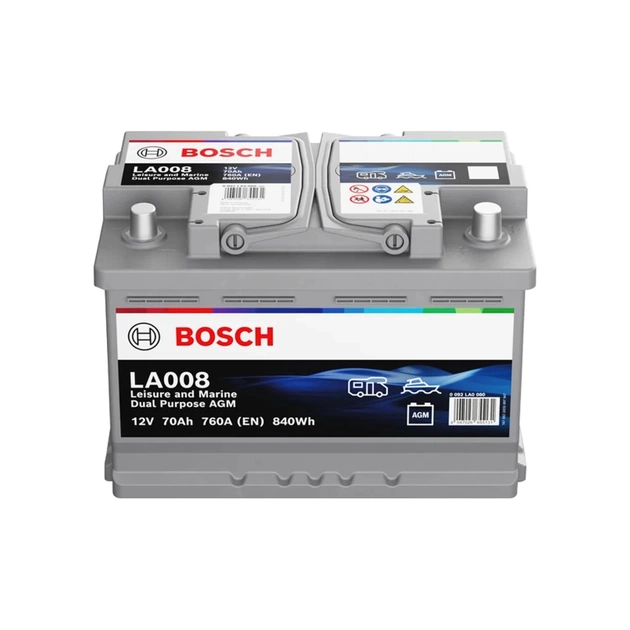 Аккумулятор автомобильный Bosch 0 092 LA0 080 - изображение 1