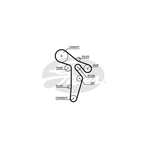 Ремінь ГРМ Gates 5649XS изображение 1