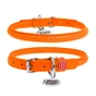 Нашийник для тварин WAUDOG Glamour з QR паспортом, круглий, M помаранчевий (35064) - зменшене зображення 1