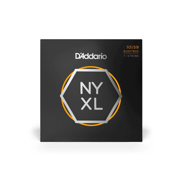 Струни для гітари D'Addario NYXL Regular Light 7-String (10-59) (NYXL1059) - зображення 1