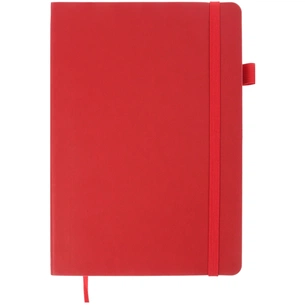 Книга записна Buromax BRIEF L2U , А5, 96 аркушів, лінія, червоний (BM.295204-05) зображення 1