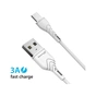 Зарядний пристрій Grand-X Quick Charge QС3.0, + cable USB -> Type C 1m white (CH-550WT) - зменшене зображення 3