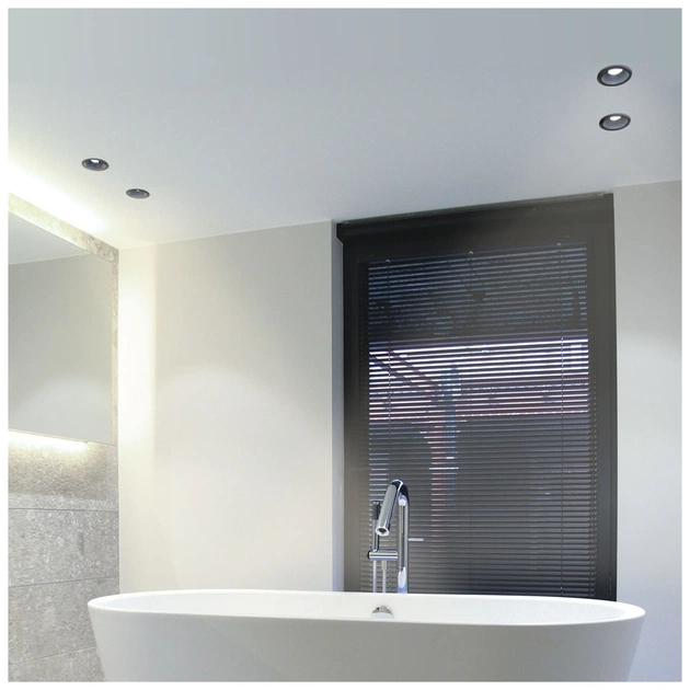 Світильник точковий Videx під лампу GU10 врізний Круглий Чорний (VL-SPF09R-B) - picture 4