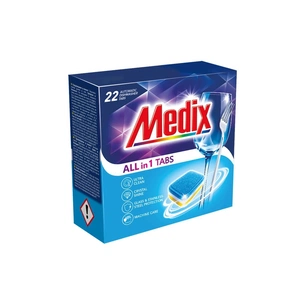 Таблетки для посудомийних машин Medix All in 1 22 шт. (3801003002636) зображення 1