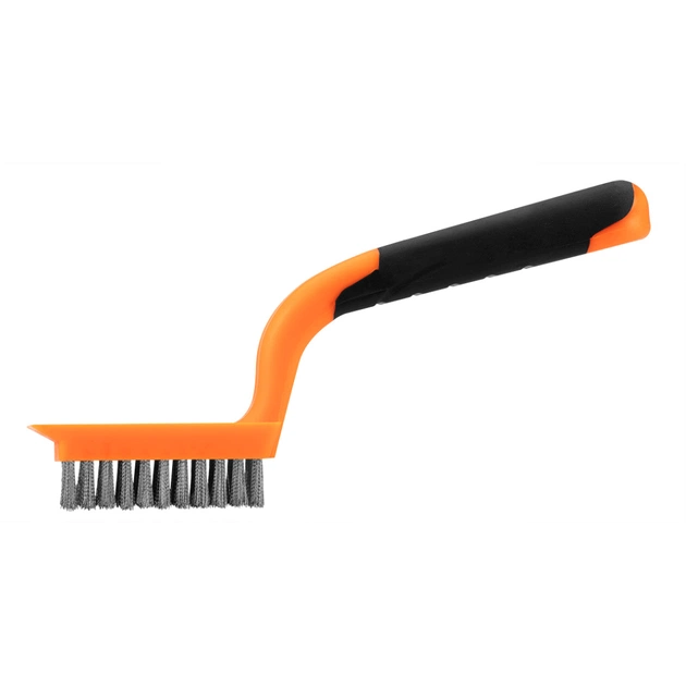 Щітка по металу Neo Tools 5х11 рядів, прямий дріт 0.3мм, 180мм, двокомпонентне руків'я (39-051) - picture 1