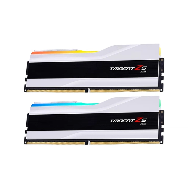 Модуль памяти для компьютера DDR5 64GB (2x32GB) 6000 MHz Trident Z5 RGB White G.Skill (F5-6000J3636F32GX2-TZ5RW) - изображение 1