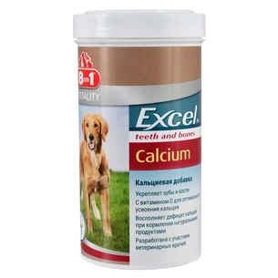 Вітаміни для собак 8in1 Excel Calcium таблетки 880 шт (4048422115540) зображення 1