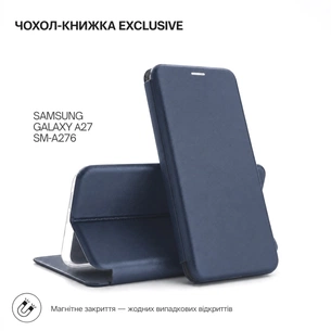 Чохол до мобільного телефона BeCover Exclusive Samsung Galaxy A27 SM-A276 Deep Blue (715685) зображення 1