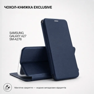 Чохол до мобільного телефона BeCover Exclusive Samsung Galaxy A27 SM-A276 Deep Blue (715685) зображення 1