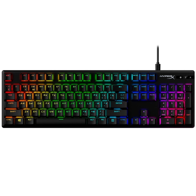 Клавіатура HyperX Alloy Origins PBT HX Aqua (639N5AA) - зображення 1