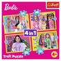 Пазл Trefl Barbie Веселый мир Барби 4 в 1 (35, 48, 54, 70) (5900511346268) - уменьшенное изображение 6