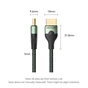 Кабель Vention HDMI - HDMI V 2.1 (M/M), 3 м, Green (ALOGI) - зменшене зображення 9