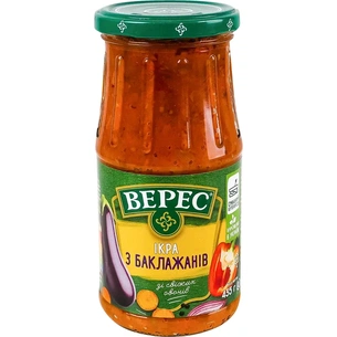 Овочева консервація Верес Ікра з баклажанів 435 г (4823105408566) picture 1