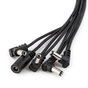 Кабель для гітарних педалей RockBoard Flat Daisy Chain Cable, 8 Outputs, Angled (RBO CAB POWER DC8 A) - зменшене зображення 2