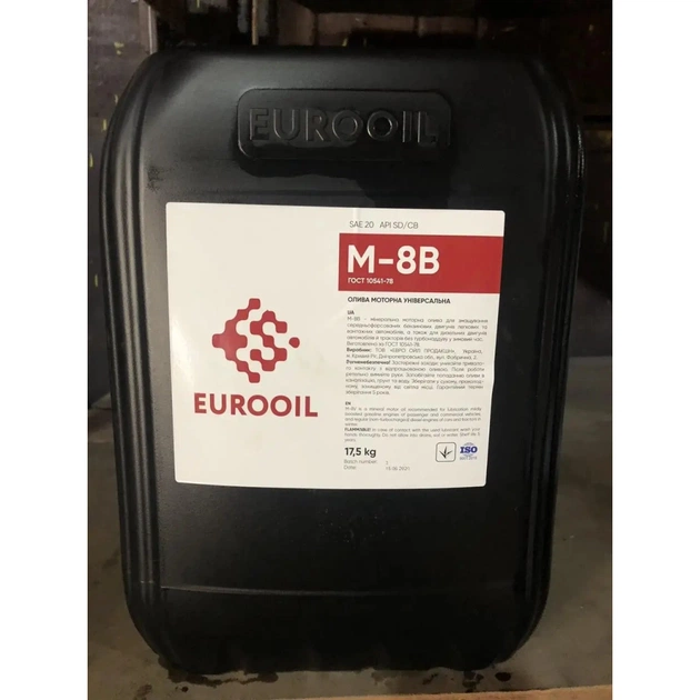 Моторна олива Eurooil M-8B API SD/CB SAE 20 20л (0391377) - изображение 1