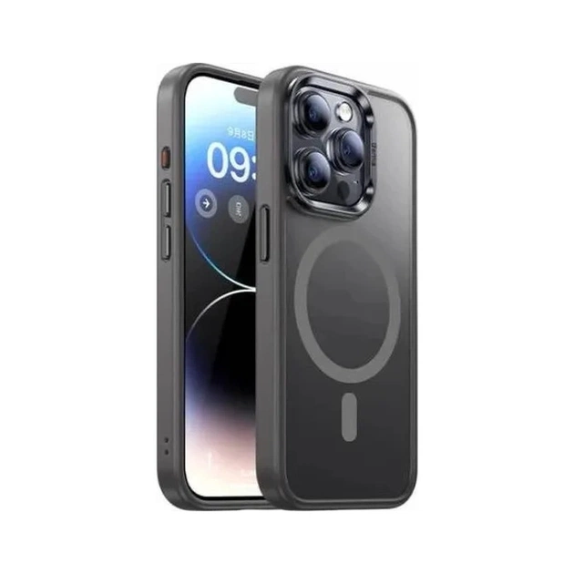 Чохол до мобільного телефона Benks MagClap Mist Protective Gray for iPhone 15 Pro (1248535) - изображение 1