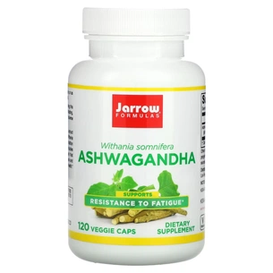Вітамінно-мінеральний комплекс Jarrow Formulas Ашваганда, Ashwagandha, 120 вегетаріанських капсул (JRW-22014) зображення 1