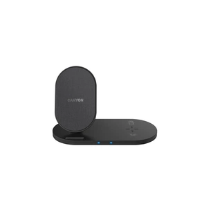 Зарядний пристрій Canyon 2in1 Wireless 10W/7.5W/5W Type-C 1.2 m (CNS-WCS202B) зображення 1