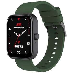 Смарт-годинник 2E Alpha SQ Music Edition 46mm Black-Green (2E-CWW40BKGN) зображення 1