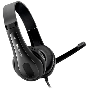 Навушники Canyon HSC-1 Black (CNS-CHSC1B) зображення 1