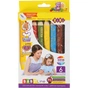 Олівці кольорові ZiBi Baby Line Mini Super Jumbo зі стругачкою 6 кол. (ZB.2453) - зменшене зображення 1