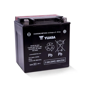 Акумулятор автомобільний Yuasa 12V 31.6Ah High Performance MF VRLA Battery AGM (YIX30L-BS) зображення 1