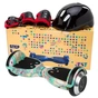 Гіроборд Just Step&GO Junior 4.5" Turkish Green Skull + Сумка та Набір захисту (SGMLY-S5BDSTG) - зменшене зображення 6
