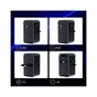 Зарядний пристрій Choetech 4xUSB 100W PD (2хUSB-C+2хUSB-A) сharger diamond model black (PD6028-BK) - зменшене зображення 5