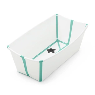 Ванночка Stokke Flexi Bath Складна Біло-бірюзова (531905) зображення 1