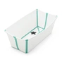Ванночка Stokke Flexi Bath Складна Біло-бірюзова (531905) - зменшене зображення 1