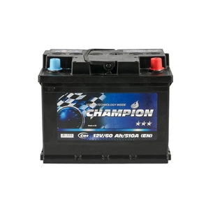 Акумулятор автомобільний Champion Black 60 Ah/12V Euro (CHB60-0) зображення 1