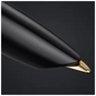 Ручка пір'яна Parker PARKER 51 Premium Black GT  FP18 F (57 011) - зменшене зображення 3
