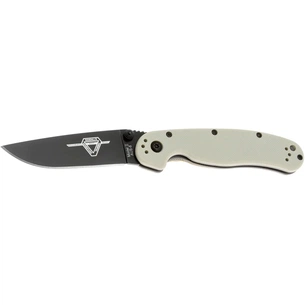 Ніж Ontario Knife RAT II AUS-8 Bone, Black Blade (ON8862BONE) зображення 1