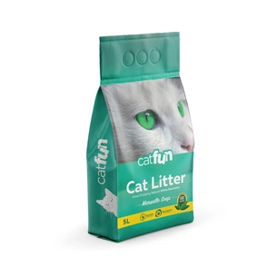 Наповнювач для туалету Catfun бентонітовий з ароматом марсельського мила 5 л (8683655071506) изображение 1
