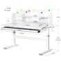 Парта Evo-kids Grey (TH-360 WG/G) - зменшене зображення 3