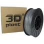 Пластик для 3D-принтера 3Dplast PLA 1.75мм, 0.85кг, gray-metallic (3DPLA17508GMT) - зменшене зображення 1