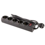 Мережевий фільтр живлення LogicPower LP-X5 PREMIUM, 3m black (9584) - зменшене зображення 4
