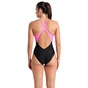 Купальник Arena Openings Swimsuit V Back Lb 008063-590 чорно-салатовий 38 (3468337424130) - зменшене зображення 2