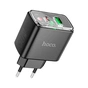 Зарядний пристрій HOCO CS42A Smart 1xUSB-C PD30W + 1xUSB QC3.0 Black (6942007620765) - уменьшенное изображение 1