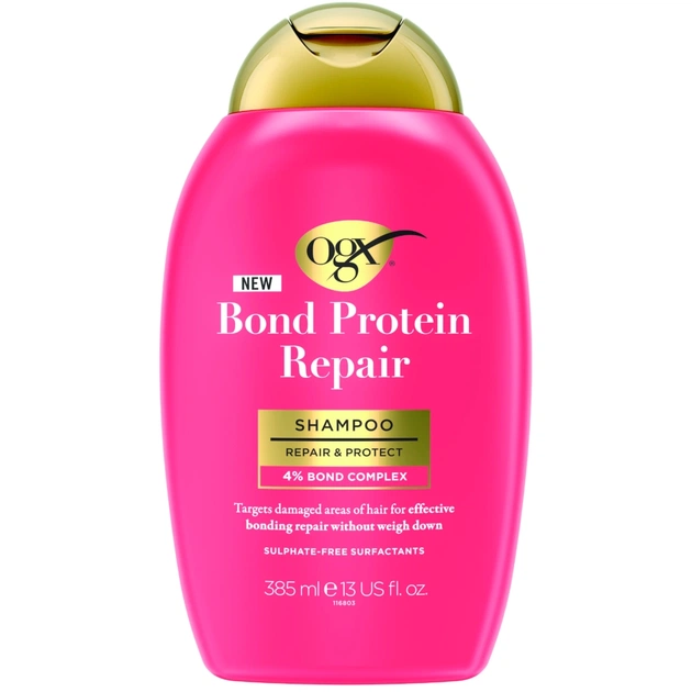 Шампунь OGX Bond Protein Repair Відновлювальний з протеїнами 385 мл (3574661818450) - picture 1