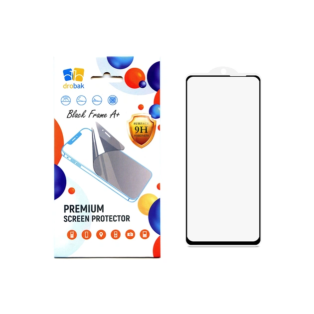 Скло захисне Drobak OPPO Reno6 Pro 5G Black Frame A+ (616162) - зображення 1