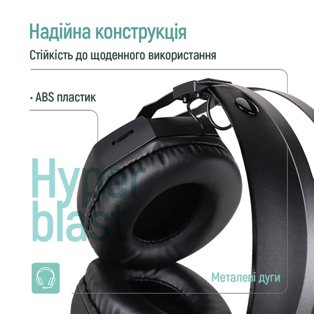 Гарнітура СolorWay Hyperblast RGB Black (CW-HPG05BK) - зображення 7