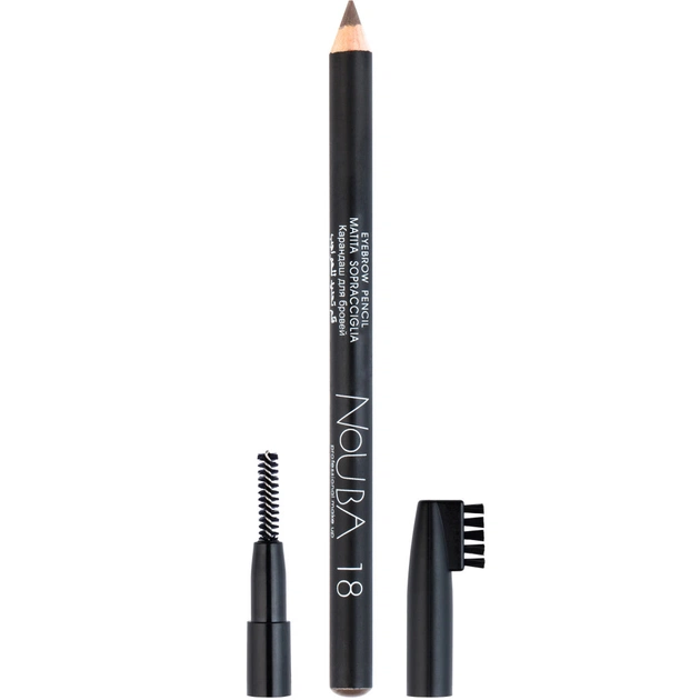 Олівець для брів NoUBA Eyebrow Pencil With Applicator 18 (8010573322180) - зображення 1