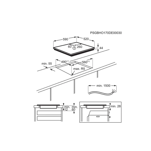 Варочна поверхня Electrolux CIR60433 - picture 9